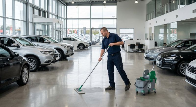 Automobile Dealership Cleaning in Conroe, TX