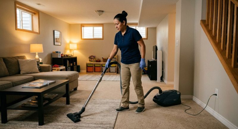 Basement Vacuuming in Conroe, TX