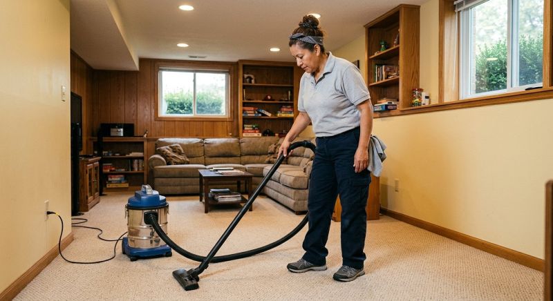 Basement Vacuuming in Redmond, WA