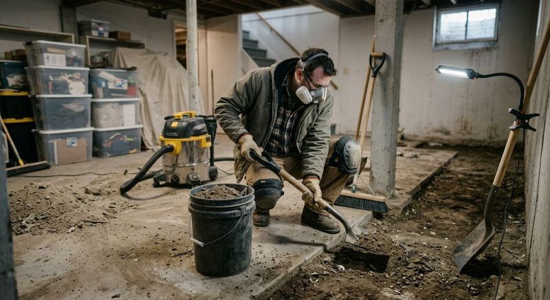 Basement Vacuuming in Redmond, WA