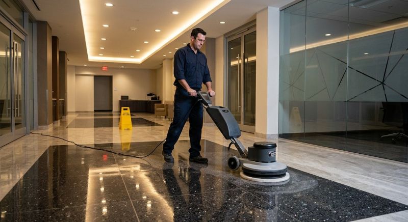 Commercial Floor Shining in Janesville, WI