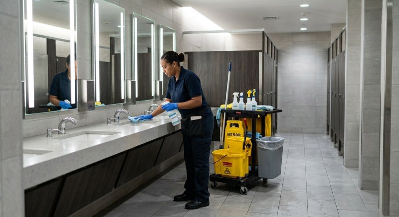 Commercial Restroom Cleaning in Frisco, TX