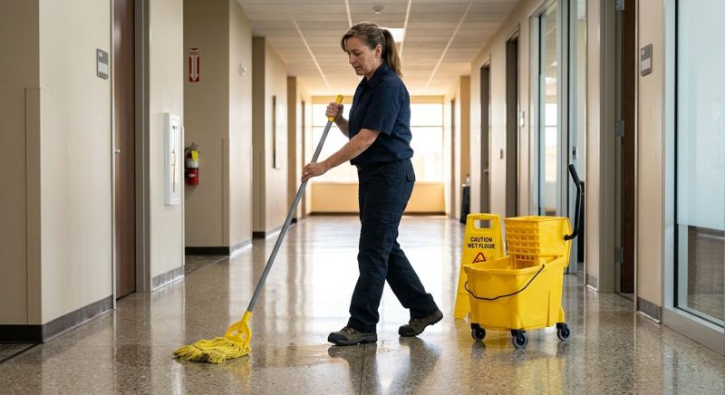 Janitorial Mopping Service in Conroe, TX
